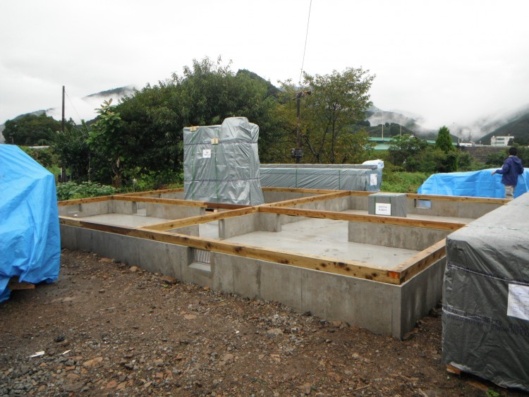 ログハウス 基礎